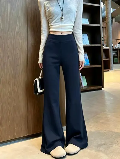 Women's 2026 American-Style High-Waist Micro Flare Pants, High Stretch - 3