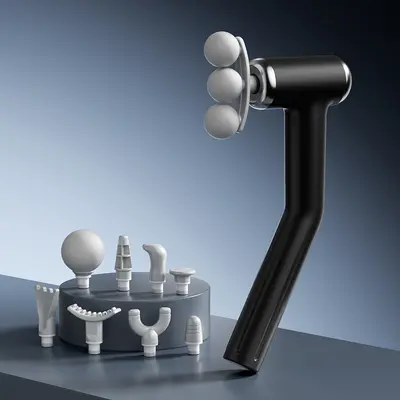 Vibration Fascia Massage Gun with Built-in Lithium Battery - 9