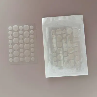 Transparent Round Hydrocolloid Acne Patches, Thin and Invisible, Multiple Sizes - 9