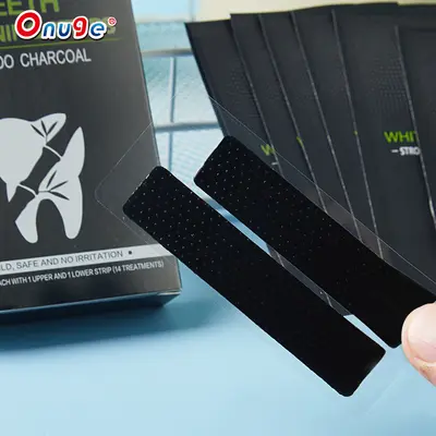 Teeth Whitening Strips, Bamboo Charcoal, Gen 2 6D, Dry Application - 3