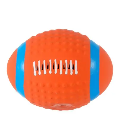 Latex Dog Toy Set with Rugby, Football and Volleyball, Squeaky Balls - 6