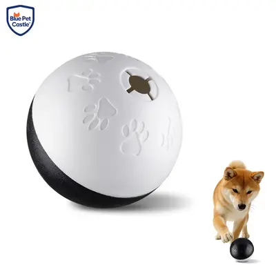 Squeaky Elastic Dog Ball with Treat Hiding for Intelligence Training - 7