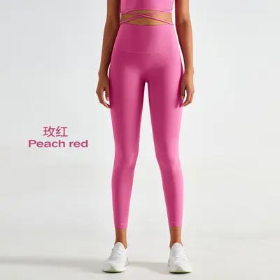 Yüksek bel yoga pantolon, kalçaları kaldırıcı fitness - 13