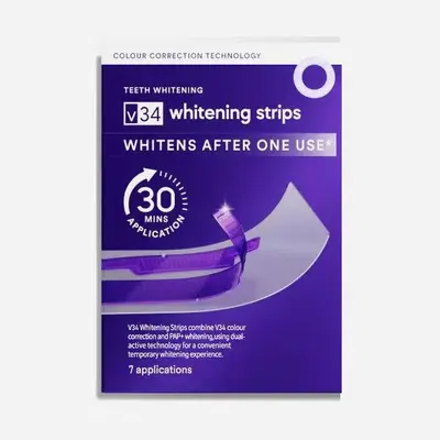 Hismile V34 Teeth Whitening Strips, Removes Yellow and Stain Marks
