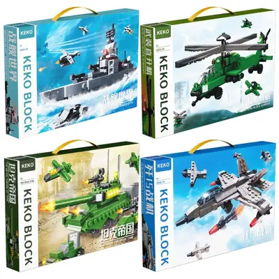 Small Particle Educational Building Blocks, Assorted Gift Box Set - 4