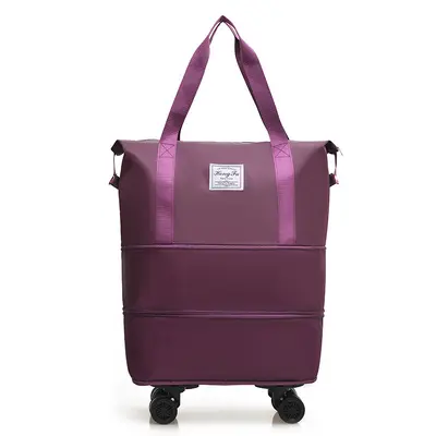 Expandable travel bag, wheeled, foldable, large capacity - 12