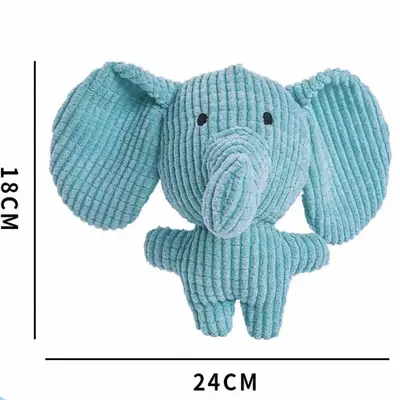 Ses çıkaran köpek peluş oyuncağı, ısırmaya dayanıklı - 7