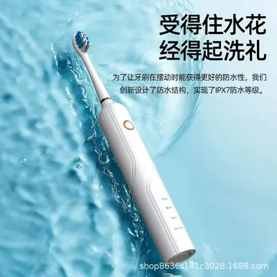 Sonic Vibrating Electric Toothbrush, Deep Cleaning and Gum Care, Adult Couple Model - 5
