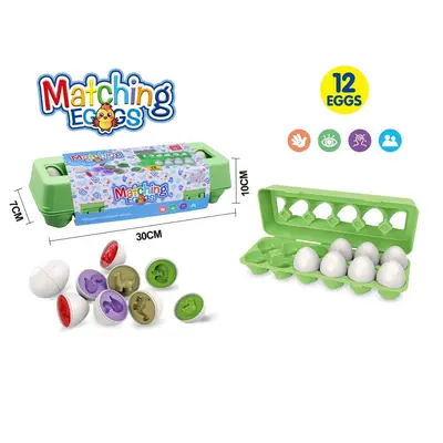 Geometric shape matching toy, twist egg - 2