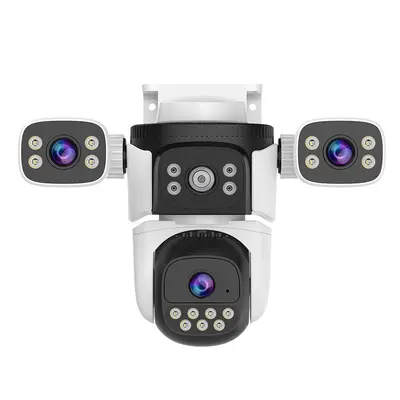 4 kanal ev gözetleme kamerası 1080P gece görüşü 360° wireless