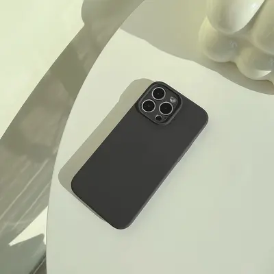 iPhone 16 Liquid Silicone Phone Case, Pure Colour, Compatible with 14 Plus - 12