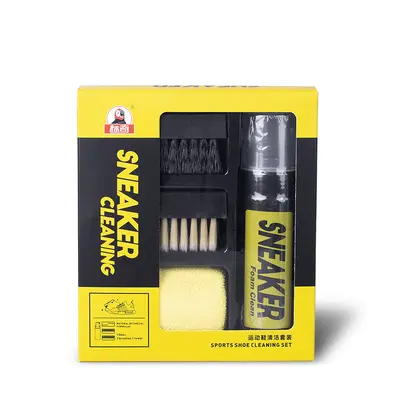 Biaoqi Weiß Sneaker-Reinigungsset, Waschfreier Schaumreiniger-Spray