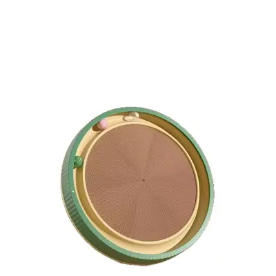 Round Cat Scratcher Board, Waterproof, 2-in-1 Cat Bed and Toy - 5