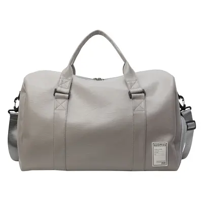 Sports Fitness Bag Leather Dry Wet Separation Large Capacity - 7