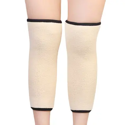 Fleece-Futter Dicke rutschfeste warme Knieschützer für Damen und Herren