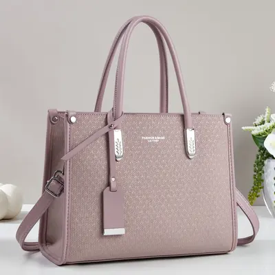 Women's Single Shoulder Bag, Retro Design, Large Capacity - 9