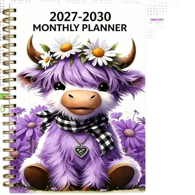 A5 Spiral 2027 Four-Year Planner Notebook with Weekly Schedule - 7