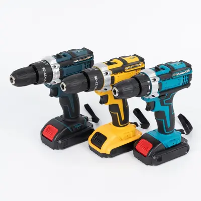 Multifunctional hand electric drill, dual-speed, impact drill set