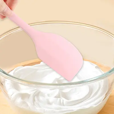 Hazır entegre silikon büyük kazıyıcı pişirme kazıyıcı kek spatulası krema kazıyıcı pişirme aracı
