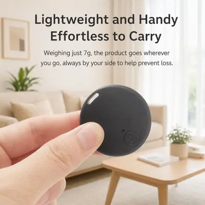 Round Bluetooth Tracker Ultra-Thin Anti-Loss Device - 4