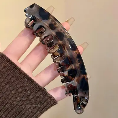 Bestseller Bananenhaarspange Große Haarspange für volles Haar Hinterkopf-Clip Hochzopf-Klammer Haargreifer Vertikalklammer haarschonende Wendeklammer - 8