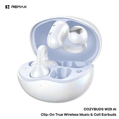 REMAX Açık Tip Kulak Klipsi Bluetooth Kulaklık AI Akıllı Çeviri OWS Kulak İçine Girmeden Gerçek Kablosuz Kulaklık W29AI - 8