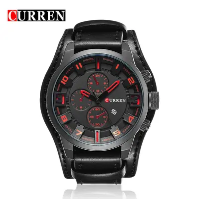 CURREN 8225 erkek saati, büyük kadran, su geçirmez, takvim fonksiyonu - 7