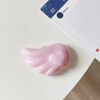 Klebstoff Handy-Luftkissen-Ständer Flügel Herz-Design, ausziehbar - 11
