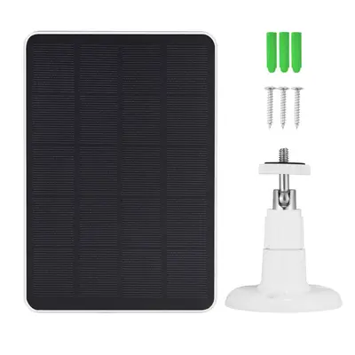 Ring ve Eufy kameralar uyumlu 3W güneş enerjili şarj paneli, düşük güç tüketimli