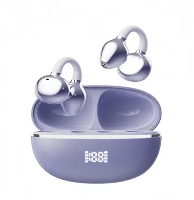 Grenzüberschreitender Bestseller GQ-13 Ohrclip-Bluetooth-Kopfhörer mit Geräuschunterdrückung, niedriger Latenz, verlustfreiem Sound, offenes Design mit Ohrschmuck und Strass - 13