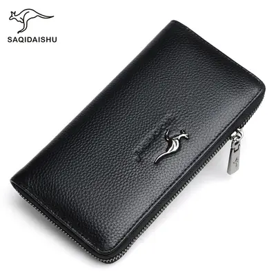 SAQIDAISHU Herren-Langbrieftasche mit mehreren Kartenfächern - 1