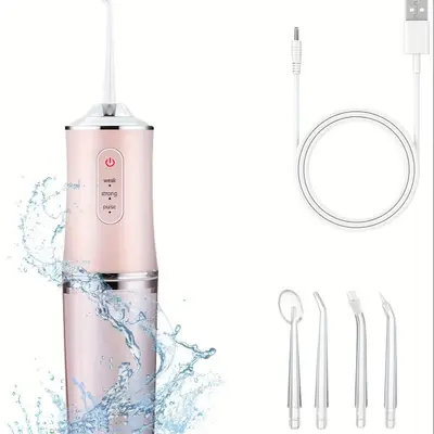 电动冲牙器便捷式家用洗牙器水牙线牙齿清洁器口腔护理洁牙器跨境 - 8