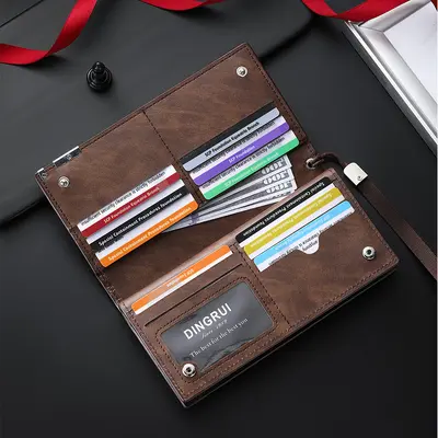 Men's Business Clutch, Multifunctional Zipper, Large Capacity - 3