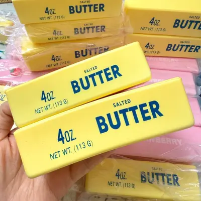 PU Slow Rebound Butter Stick Squishy Stress Toy for Kids and Adults