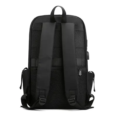 Cross-border backpack for men, business daily laptop bag, large capacity outdoor travel bag, student school bag with printed LOGO