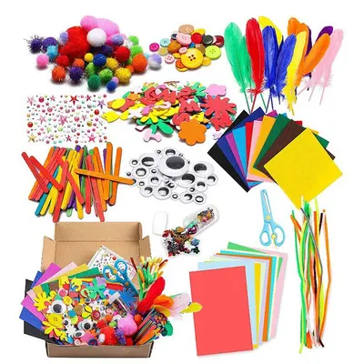 Early Education Children's Handcraft Material Set, Creative DIY Toy