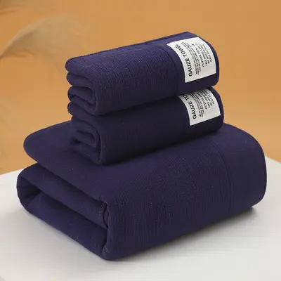 Badetuch 100% Baumwolle Typ A luftige Baumwollhandtuch-Set Doppel-Heimtextilien tägliches Gesichtshandtuch Geschäfts-Geschenkhandtuch grenzüberschreitend - 8