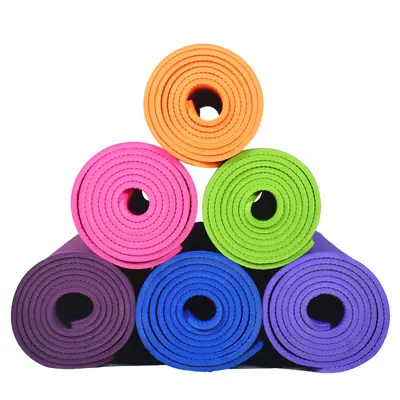 TPE-Yogamatte, 6 mm dick, geruchlos, einfarbig oder zweifarbig, LOGO-Aufdruck möglich - 6