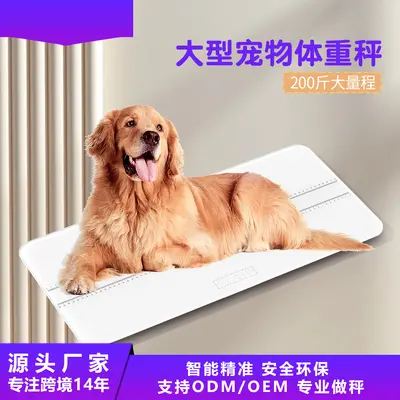 Yeni ev orta ve büyük evcil hayvan ölçeği fabrikası sınır ötesi evcil hayvan hastanesi kedi ve köpek tartı evcil hayvan elektronik tartı - 1