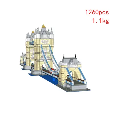 Small Particle Building Blocks, MOC-12269 Bridge Model, Educational Toy