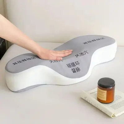 Memory foam pillow, cervical spine correction with massage - 3