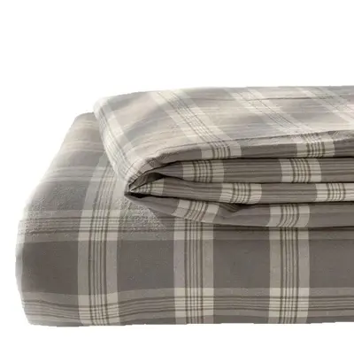 Japanisches Bettwäsche-Set mit Streifen und Karomuster, Baumwolle gewaschen, minimalistisches Design, einfarbig, Studentenwohnheim, Einzelbett, dreiteiliges Set