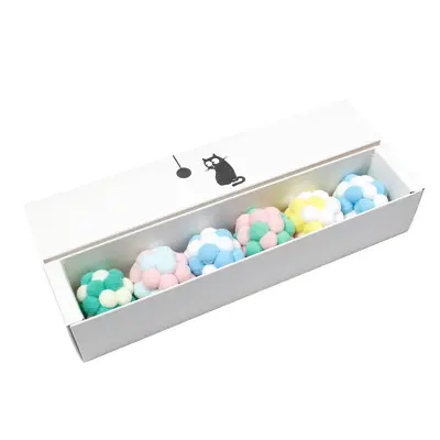 Cat Ball and Teaser Wand Set, Chew Toy for Kittens - 8