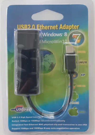 Network Card TYPEC - 100M Gigabit Network Port HUB Wired Ethernet External Driver-Free USB Network Card Network Converter - 11