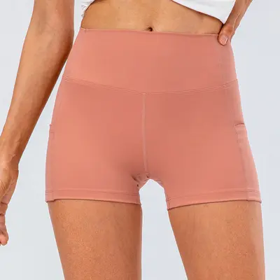 Damen-Yogahose drei Viertel, hohe Taille, weich und elastisch - 11