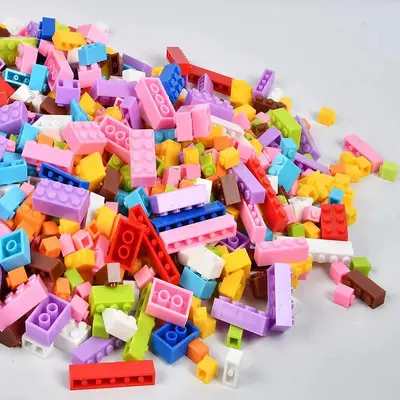 Lego Uyumlu Mini Yapı Taşları Dökme Paket, DIY Eğitici Birleştirme Oyuncağı - 5