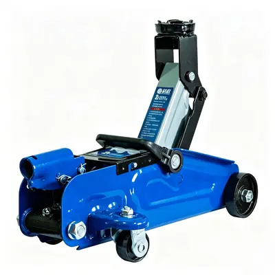 Kecheng 2 t liegender hydraulischer Wagenheber, Bordwagenheber für Kleinwagen und PKW, Reifenwechsel-Werkzeug-Wagenheber