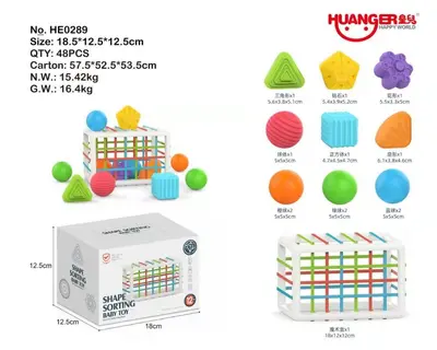 Baby Rubik Cube Rattle Hand Beautiful Toy Grasping Training Amazon Baby Montessori Early Education Box - 8
