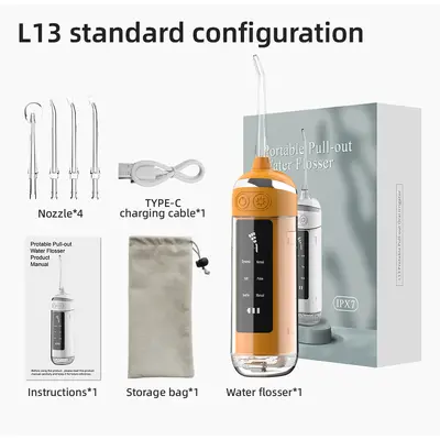 6-Mode Portable Electric Water Flosser for Teeth Cleaning, Model L13 - 11
