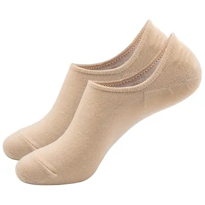 Women's Summer Thin Boat Socks, Black Polyester, Anti-Slip - 11